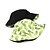 preiswerte Damenhüte-neue doppelseitige Abnutzung Angeln Druckhut Fischermütze für Mädchen Sommer Eimer Hüte Frauen Panamahut