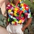 cheap Men&#039;s Cuban Collar Polos-Men&#039;s Golf Shirt Short Sleeve Candy Print Casual Optical Illusion Turndown Tops Green Black Blue Gray Rainbow 3D Print Daily Button-Down Print  Fashion Designer Breathable / Sports