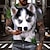 お買い得  動物とマペット-男性用 Tシャツ グラフィック 犬 クルーネック 衣類 3Dプリント アウトドア カジュアル 半袖 プリント ヴィンテージ ファッション デザイナー