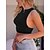 cheap Tank Tops-Women&#039;s Sweater Vest Jumper Ribbed Knit Open Back Crew Neck Solid Color Outdoor Daily Stylish Sexy Spring Summer Black White S M L