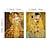 お買い得  人物画 プリント-2 ピース フレームレス クラシック アーティスト グスタフ ・ クリムト キス抽象油絵キャンバス プリント ポスター現代アート壁の写真リビング ルームの装飾