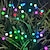levne Světla cesty &amp; lucerny-2/4 balení solární světlušky venkovní voděodolné dva režimy trvalého světla a blikání 6/8/10 hlav teplá bílá bílá vícebarevná
