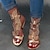 ieftine Sandale de Damă-Pentru femei Sandale Bling Bling Pantofi Sandale plate Mărime Plus Size Petrecere Zilnic Bloc Culoare Vară Piatră Semiprețioasă Toc Drept Vârf deschis Epocă Clasic Casual Imitație Piele Loafer