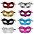 cheap Halloween 2023-Masquerade Ball Mask Man Half Face Mask Halloween Party Zoro Ball Show Performance Flat Mask