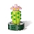 levne Stavební hračky-sukulenty stavebnice umělé bonsaje květiny rostlina stavební kostky květiny hračky stavebnice pro dospělé hračky dárky pro chlapce a dívky věk 14 (140 ks)