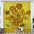 Недорогие Шторы и портьеры-Винсент Ван Гог панели для штор люверсы/люверсы шторы для гостиной спальни, занавески для фермерского дома для кухни, двери, окна, затемнение комнаты