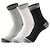Χαμηλού Κόστους ανδρικές κάλτσες-Ανδρικά 2 ζευγάρια Κάλτσες Κοντές Κάλτσες Μαύρο Λευκό Χρώμα Συνδυασμός Χρωμάτων Καθημερινά Ρούχα Διακοπές Σαββατοκύριακο Κουρελού Μεσαίο Φθινόπωρο &amp; Χειμώνας Θερμαντικά