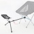 cheap Camping Furniture-Folding Chair Beach Chair Camping Chair Fishing Chair Camping Stool Portable Breathable Foldable Durable Aluminum Alloy Oxford for 1 person Beach Traveling Black Grey