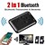 abordables Périphériques d&#039;Ordinateur-2 in1 bluetooth audio émetteur récepteur aux 3.5mm stéréo sans fil musique câble audio dongle bluetooth 4.2 adaptateur pour tv dvd mp3 pc