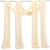 זול גוונים חיצוניים-סייג ירוק קשת חתונה וילונות בד שיפון וילונות רקע שקופים לטקס מסיבה קשת קישוטי במה