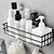 cheap Bathroom Gadgets-Bathroom Shelf Shampoo Storage Rack Bath Hanging Basket Iron Cosmetic Holder Punch-Free Kitchen Seasoning Organizer Accessories
