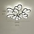 baratos Candeeiros de Teto-luz de teto led design de lótus 70 cm lâmpada de teto moderno estilo artístico de metal acrílico escurecimento contínuo quarto pintado luzes de acabamento 110-240v apenas regulável com design de flor
