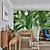 ieftine Tapet floral și plante-frunze de bambus art deco 3d decorare a casei contemporan clasic tapet material pânză tapet autoadeziv pânză de perete