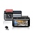 billige Bil-DVR-dash cam for og bag 1080p full hd dual dash-kamera i bilkamera dashboard kamera dashcam til biler 170 vidvinkel med 3.0 lcd-skærm nattesyn og g-sensor