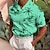 abordables polos homme col cubain-Homme POLO Polo hawaïen Tee Shirt Golf Cocotier Imprimés Photos Col rabattu Abricot Blanche Rose Claire Vert Extérieur Plein Air Manches courtes Imprimer Vêtement Tenue Mode Design Décontractées