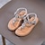 ieftine Sandale de Copii-Fete Sandale Zilnic Pantof cu Berete Încălțăminte școlară PU Non-alunecare Copii mari (7 ani +) Copii mici (4-7 ani) Școală Zi de Naștere Cadou Plajă Plimbare Exterior Paiete Flori Argintiu Roz