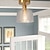 billiga Plafonder-semi infälld taklampa lampa koppar 12cm glasskärm lampa taklampa armatur belysning 110-240v