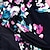 abordables Robes-Bébé Fille Robe Robe à fleurs Feuille Floral marinière Sans Manches Extérieur Ruché Patchwork Vacances Tropique Polyester Maxi Eté 3-7 ans Bleu