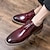 cheap Men&#039;s Oxfords-Men&#039;s Oxfords Loafers &amp; Slip-Ons Formal Shoes Dress Shoes Monk Shoes Plus Size Business British Gentleman Wedding Christmas Xmas PU Buckle Black Red Spring
