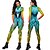 economico Tute zentai-Costumi zentai Tutina aderente Pavone Per adulto Costumi Cosplay Cosplay Per donna Pop art Halloween Carnevale Mascherata