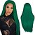 cheap Costume Wigs-Straight Bluish Green Wig for Women Ombre Teal Blue Wigs Long Straight Turquoise Wig Hair Middle Part Heat Resistant Synthetic Blue Mermaid Wigs Cosplay Party Costume Wig Halloween Wig