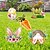 cheap Outdoor Decoration-Easter Lawn Decorations Outdoor Easter Yard Signs with Stakes, Happy Easter Yard Signs Waterproof for Lawn Graden Decor