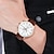tanie Zegarki kwarcowe-Skmei dorywczo stoper zegarki kwarcowe męskie topowe marki luksusowy skórzany pasek wodoodporny zegarek na rękę z datą