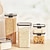 Χαμηλού Κόστους Κουζίνα Αποθήκευση-σφραγισμένα κουτιά κόκκοι κουζίνας για αποθήκευση τροφίμων διαφανή πλαστικά κουτιά σνακ ξηρά προϊόντα δεξαμενή αποθήκευσης τσαγιού είδη κουζίνας