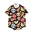billige anime bluse og skjorte-Sukkerskalle Meksikansk Bluse / Skjorte Trykt mønster Graphic Til Par Herre Dame Voksne 3D-utskrift Fritid / hverdag