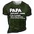 Недорогие мужская 3d футболка-день отца папа рубашки мужские графические рубашки черный 3d для | Летняя хлопковая футболка с надписью винтажная модельерская футболка с принтом «папа» на открытом воздухе повседневная повседневная