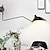 billige Vegglamper for innendørsbruk-enkel stil swing vegglampe med kuppel lampeskjerm 1-2 lys svart vegglampe egnet for korridor inngang soverom spisestue e26/e27 pære