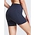 baratos Shorts e motociclistas de ioga-Shorts esportivos femininos de cintura larga com bolso para telefone e cintura alta elástica para ioga calça de corrida inferior