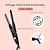 cheap Shaving &amp; Hair Removal-Small Flat Iron for Edges Pencil Hair Straightener for Short Hair ＆ Long Hair 3/10 inch Tiny Flat Iron with Adjustable Temp Settings＆Dual Voltage with Heat Resistant Gloves