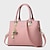 cheap Handbag &amp; Totes-Women&#039;s Handbag Crossbody Bag Shoulder Bag PU Leather Office Daily Pendant Chain Solid Color Wine Black White