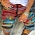 voordelige heren zwembroek-Voor heren Boardshorts Zwemshorts Korte broek Strandshorts Trekkoord Elastische taille Grafisch Comfort Ademend Knielengte Buiten Feestdagen Uitgaan Katoenmix Streetwear Hawaii 1 2
