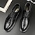 abordables Zapatos Oxford de hombre-Hombre Oxfords Zapatos Derby Bullock Zapatos Zapatos De Vestir Zapatos de esmoquin Negocios Boda Fiesta y Noche Microfibra Transpirable Cordones Negro Primavera Otoño