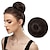 Недорогие Шиньоны-черные волосы пучок волосы для женщин девочек леди шнурок поддельные балетные булочки наращивание синтетическая прическа пончик шиньон цельный