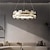 economico Luci Isola cucina-lampada a sospensione a led in marmo rame ruota di carro design 60 cm 40w oro moderno lampadario di lusso casa hotel ristorante arte illuminazione lampada decorazione lampada a sospensione cavo