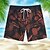 cheap Rash Guard Shirts &amp; Rash Guard Suits-Men&#039;s Swim Trunks Swim Shorts Board Shorts Bathing Suit Drawstring with Pockets Swimming Surfing Beach Water Sports Tropical Printed Spring Summer