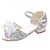 cheap Kids&#039; Sandals-Girls&#039; Sandals Daily Glitters Dress Shoes Heel Leather Glitter Portable Breathability Non-slipping Princess Shoes Big Kids(7years +) Little Kids(4-7ys) School Wedding Party Walking Shoes Dancing