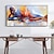 cheap People Paintings-Oil Painting 100% Handmade Figure Watercolor Lord Buddha Abstract Oil Painting on Canvas Religious Cuadros Wall Art Pictures for Home Decor