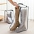 billige Storage Bags-vanntett støvtett gjennomsiktig oppbevaringsveske for sko beskyttelsesveske bærbare støvler med glidelås lomme til husholdningsreiser