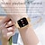 preiswerte Smartwatch-696 Q13 Smartwatch 1.69 Zoll Smartwatch Fitnessuhr Bluetooth Schrittzähler Anruferinnerung Schlaf-Tracker Kompatibel mit Android iOS Damen Herren Freisprechanlage Nachrichterinnerung