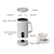 זול מכשירים למטבח-מקציף חלב קצף קצף חלב חשמלי 4 ב-1 מכונת קצף קפה מכונה אוטומטית מסחרית חשמלית להקציף חלב