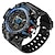 ieftine Ceasuri Digitale-ceasuri de bărbați sanda 50 m, rezistent la apă, șoc, sport, ceas militar cu quartz pentru ceas de mână digital pentru bărbați