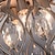 cheap Flush Mounts &amp; Semi Flush Mounts-LED Ceilling Light Crystal Pendant Lights Black Dining Table Lamp Hanging Light for Kitchen Living Room Bedroom Corridor Led Industrial Lamp