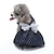 preiswerte Kleider-Hund Katze Kleid Mode Niedlich Weich Waschbar Bequem Outdoor Alltagstauglich Hundebekleidung