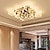 tanie Żyrandole-żyrandole led możliwość przyciemniania lampy sufitowe 8-lampy 80cm nowoczesne luksusowe geometria projekt 150cm złoty kryształ do wnętrz domowych kuchnia sypialnia kreatywna lampa światło