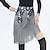 voordelige Latin danskleding-latin dansrokken luipaardprint print franjes kwastje dames performance training hoog polyester