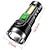 Недорогие Фонари и кемпинг огни-портативный светодиодный тактический фонарь с боковым ударом USB перезаряжаемый фонарь встроенный фонарь на батарейках водонепроницаемый походный ручной фонарь